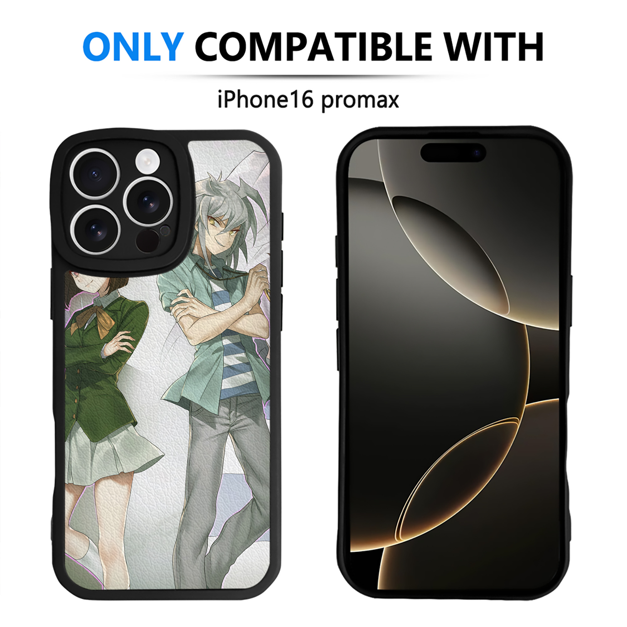 （画像用） 遊☆戯☆王 Yu-Gi-Oh! 【iPhone 16シリーズ対応】シリコンスマホケース（レザー調） 材質：シリコン